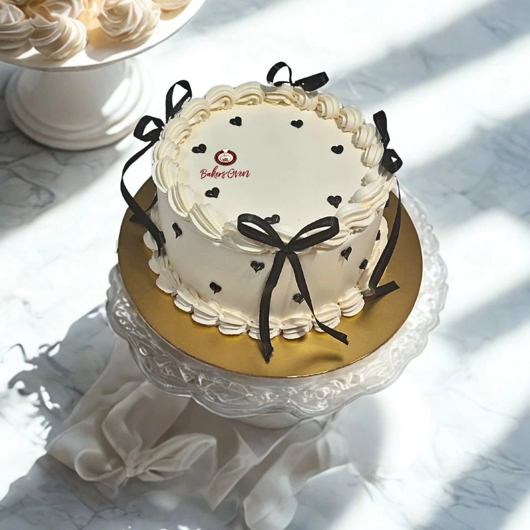 Black Satin Cake