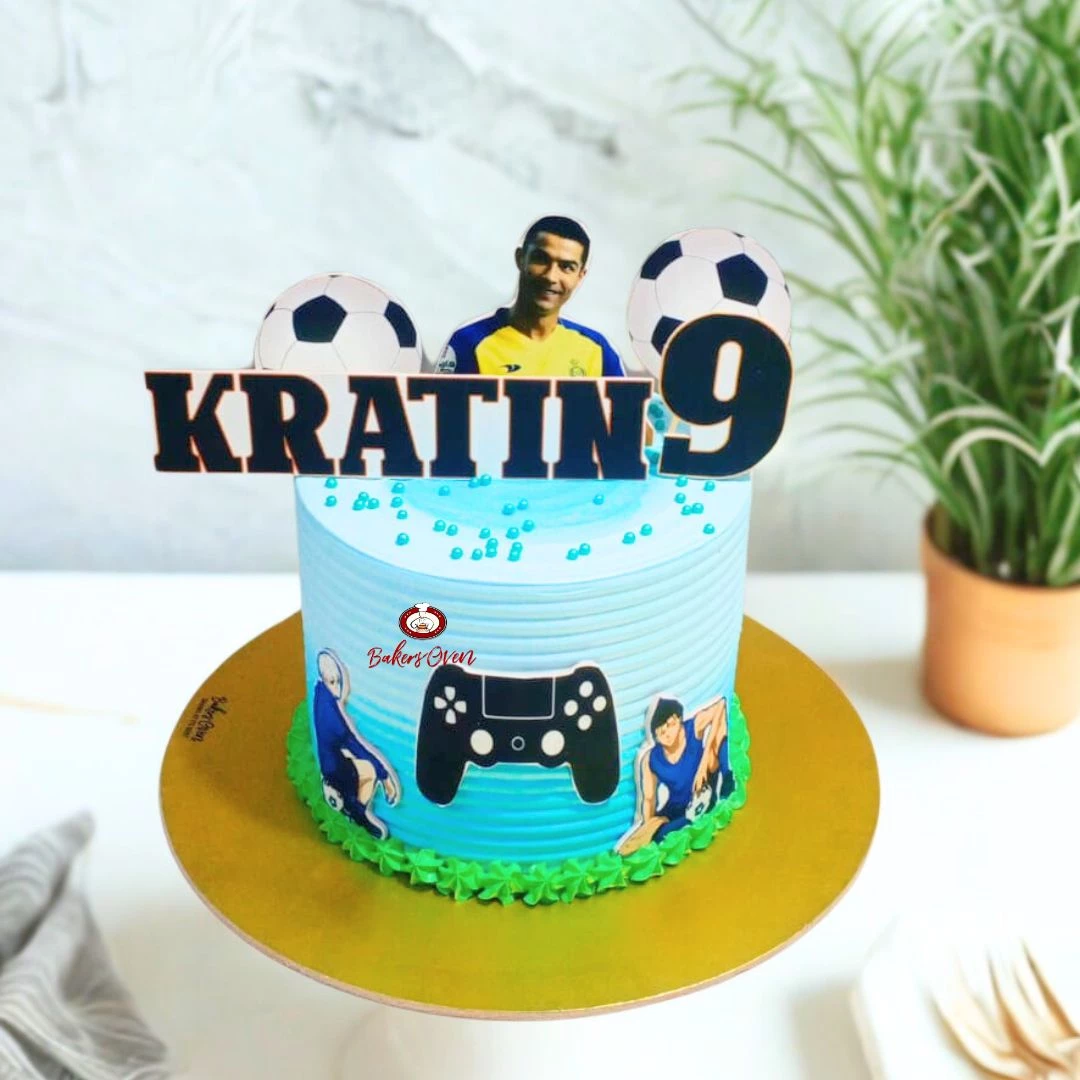 Soccer PSP Cake