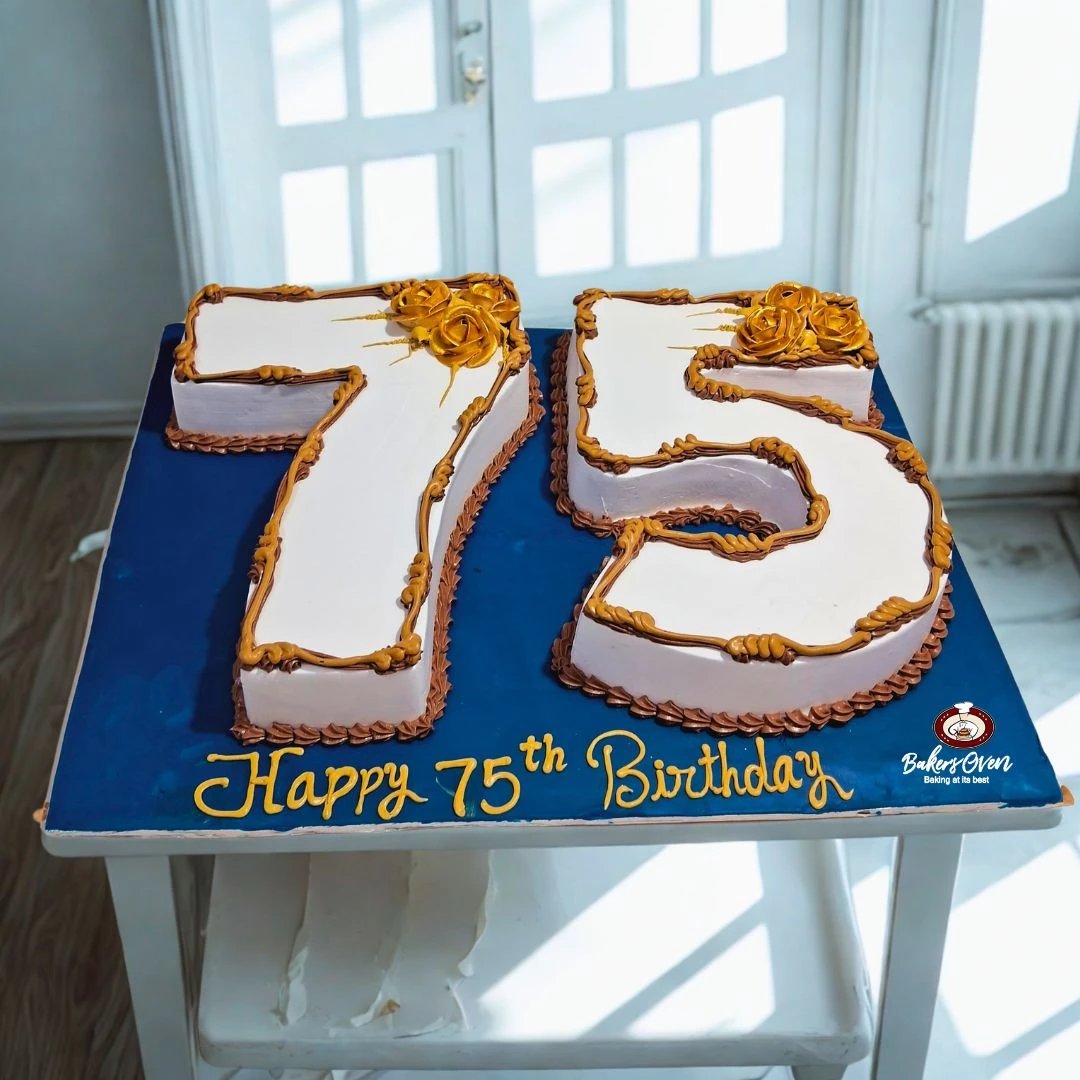 75th Birthday Cake