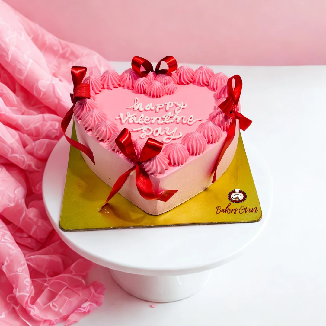 Valentine Ribbon Cake