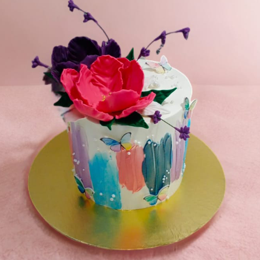 Floral Elegant Cake