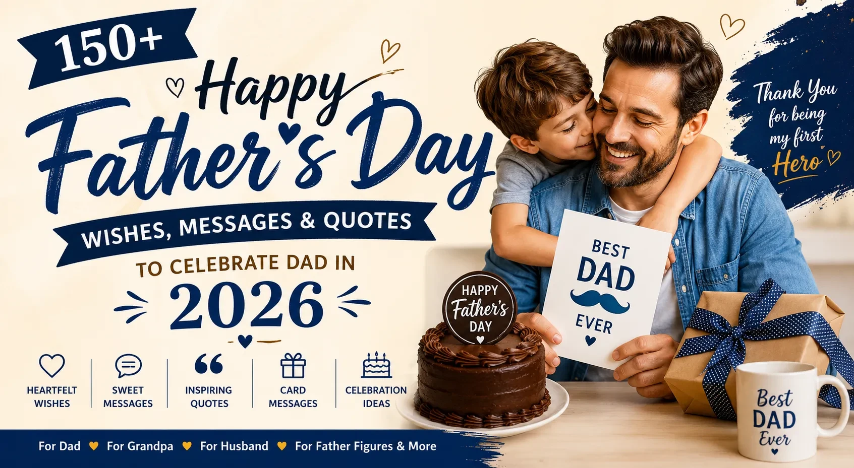 150+ Happy Fathers Day Wishes, Messages & Quotes to Celebrate Dad