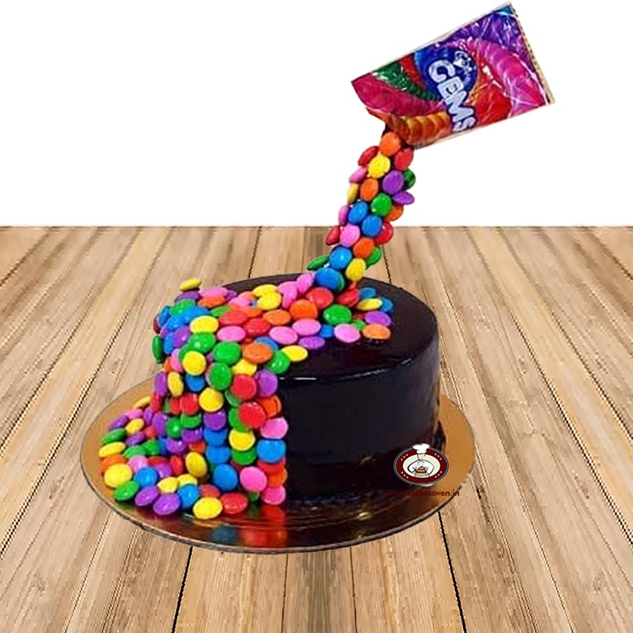 Falling Gems cake