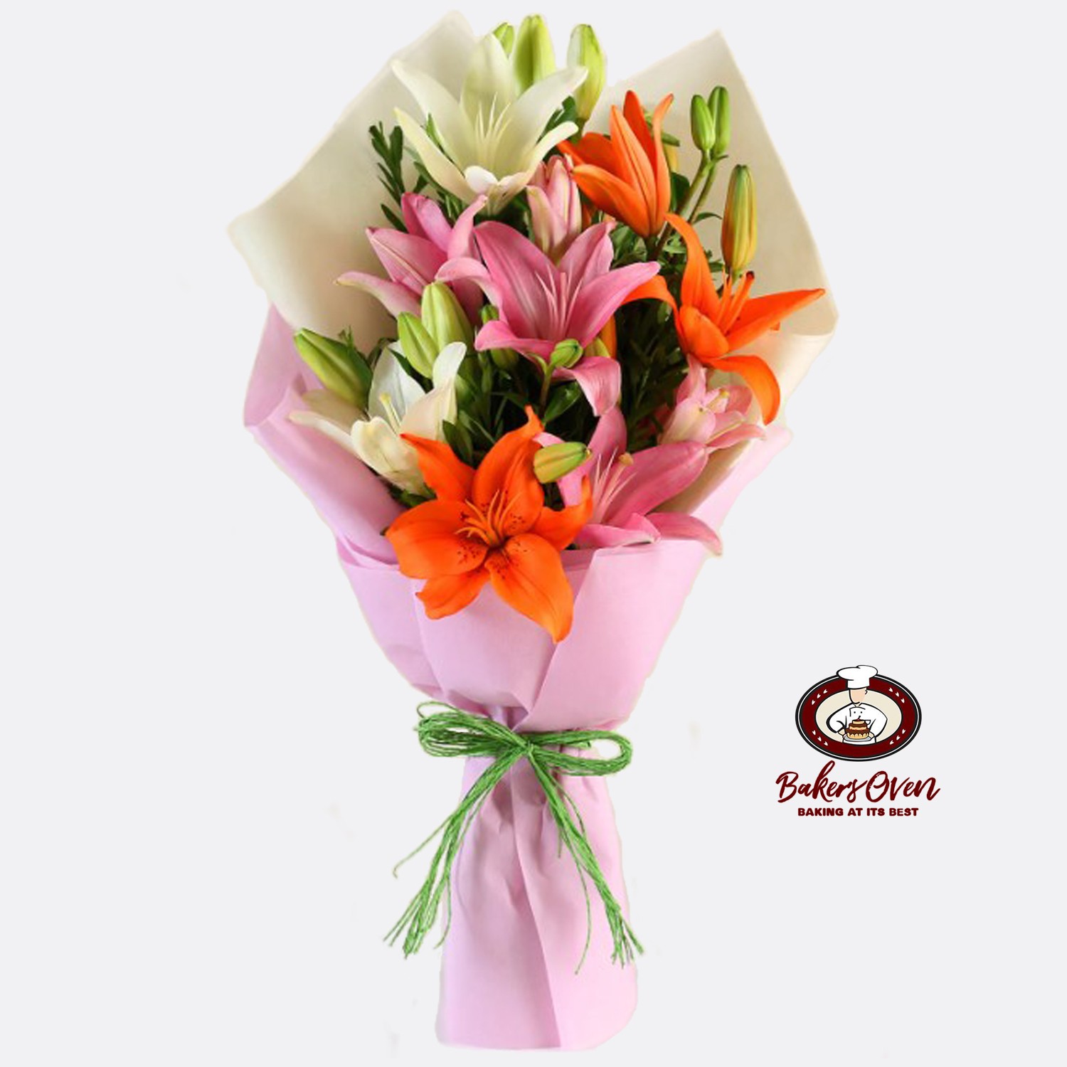 Multi Colour Lillies Bouquet