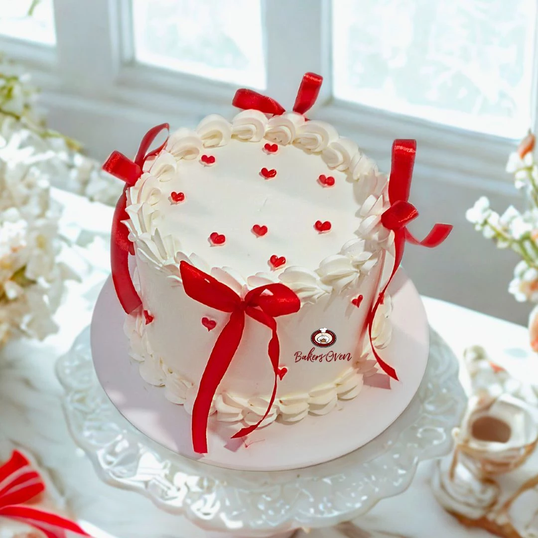 Red Satin Cake