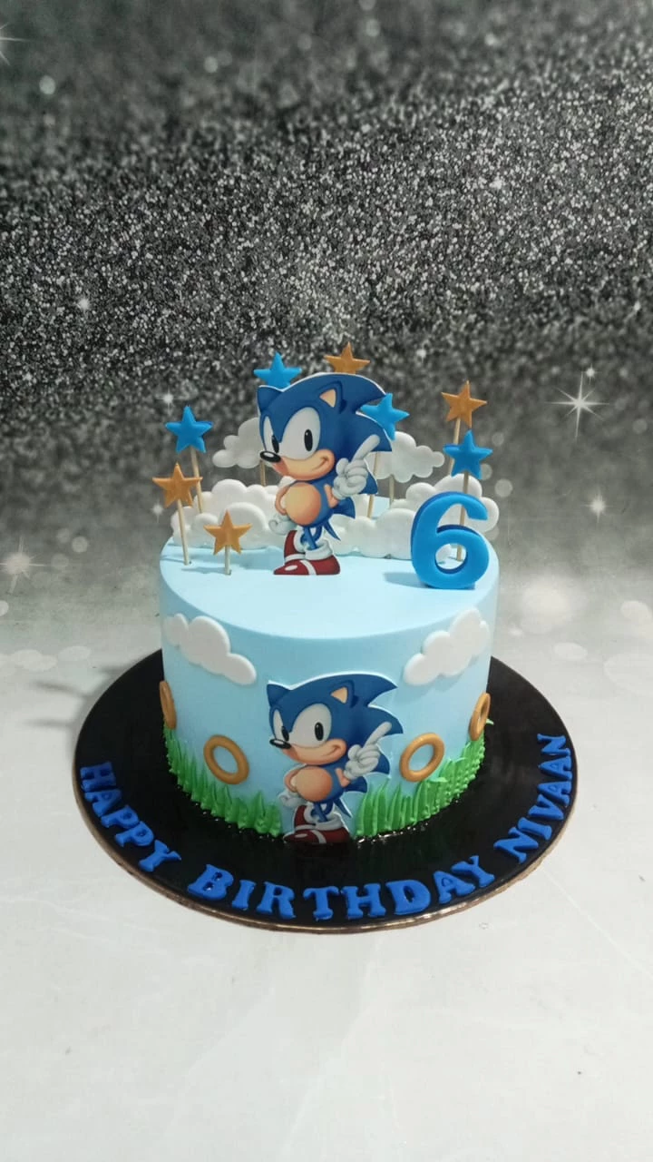 Super Sonic Adventure Cake
