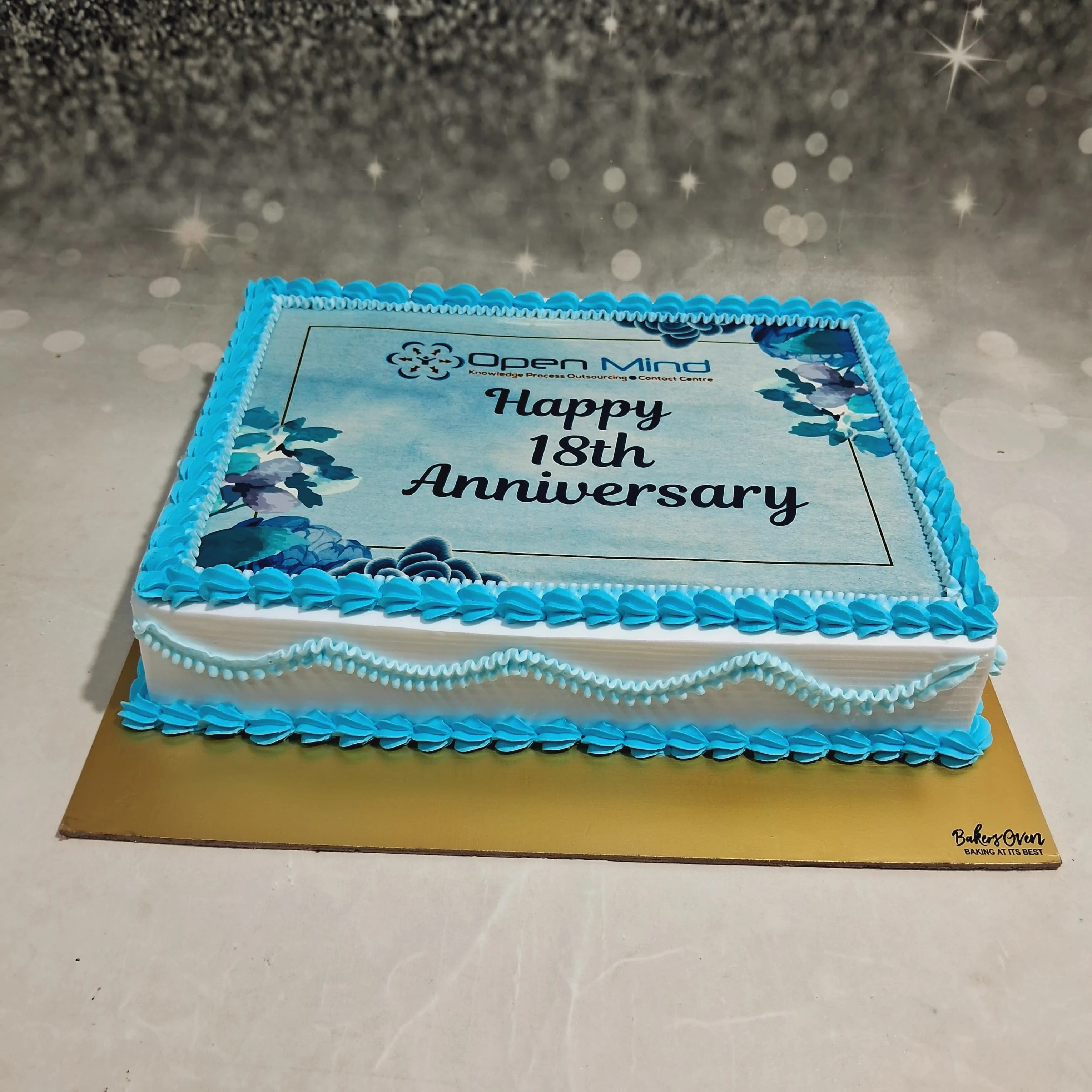 Corporate 18th Anniversary Cake