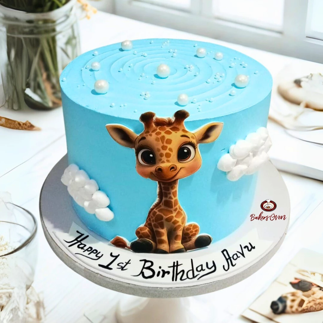 Giraffe Buddy Cake