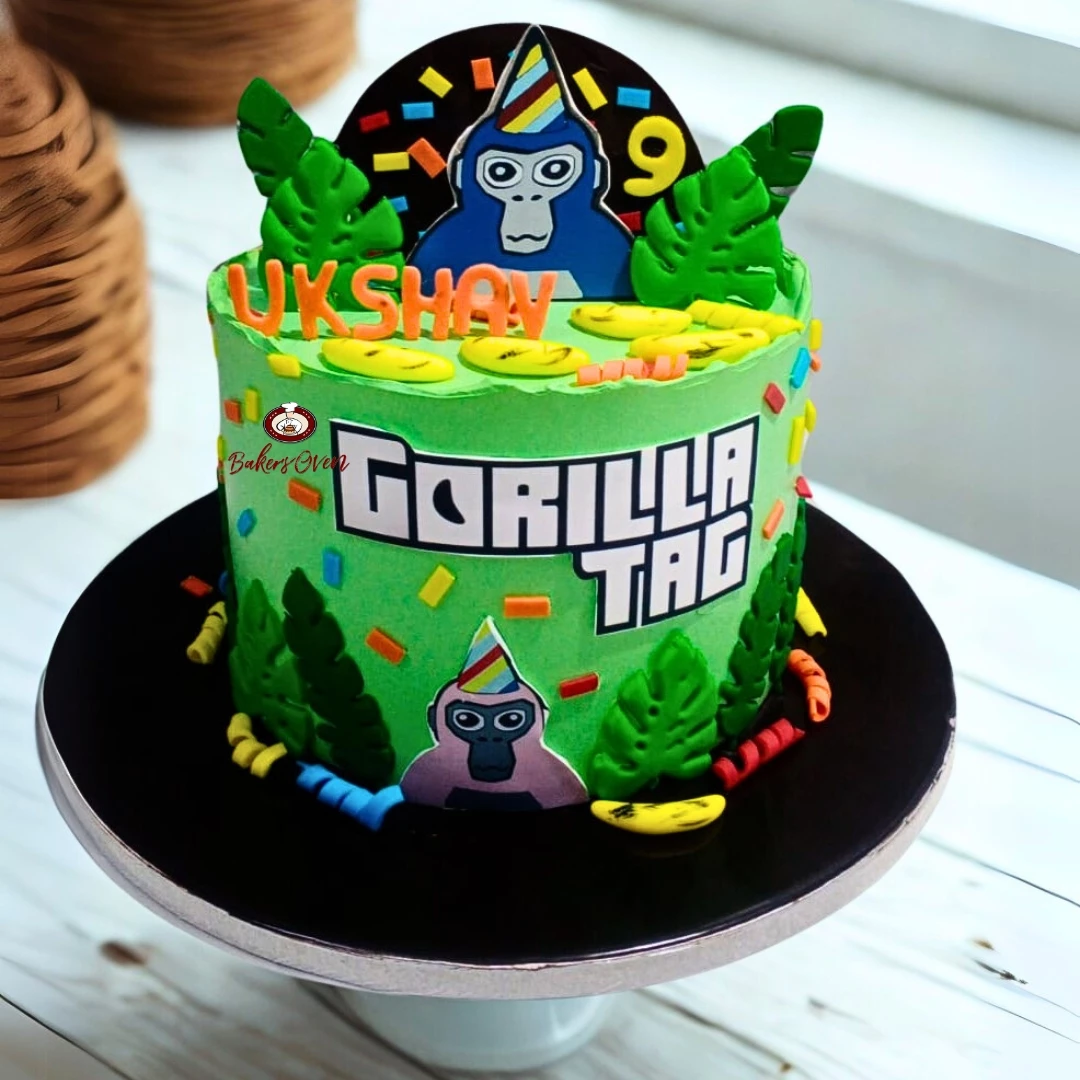 Gorilla Tag Cake