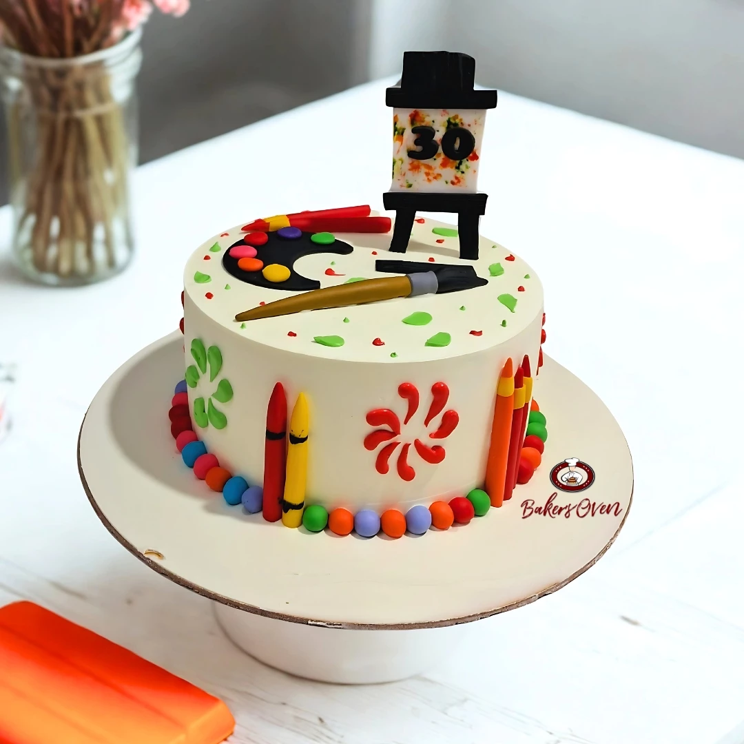 Paintbrush Cake