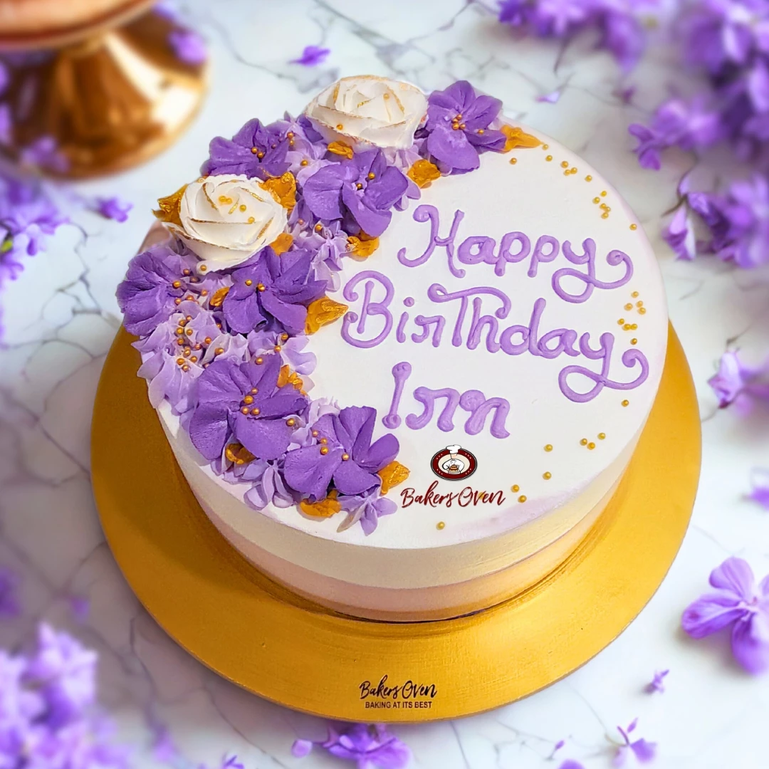 Lavender Flower Cake
