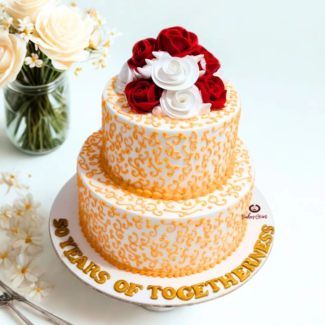 Rose Tier Cake