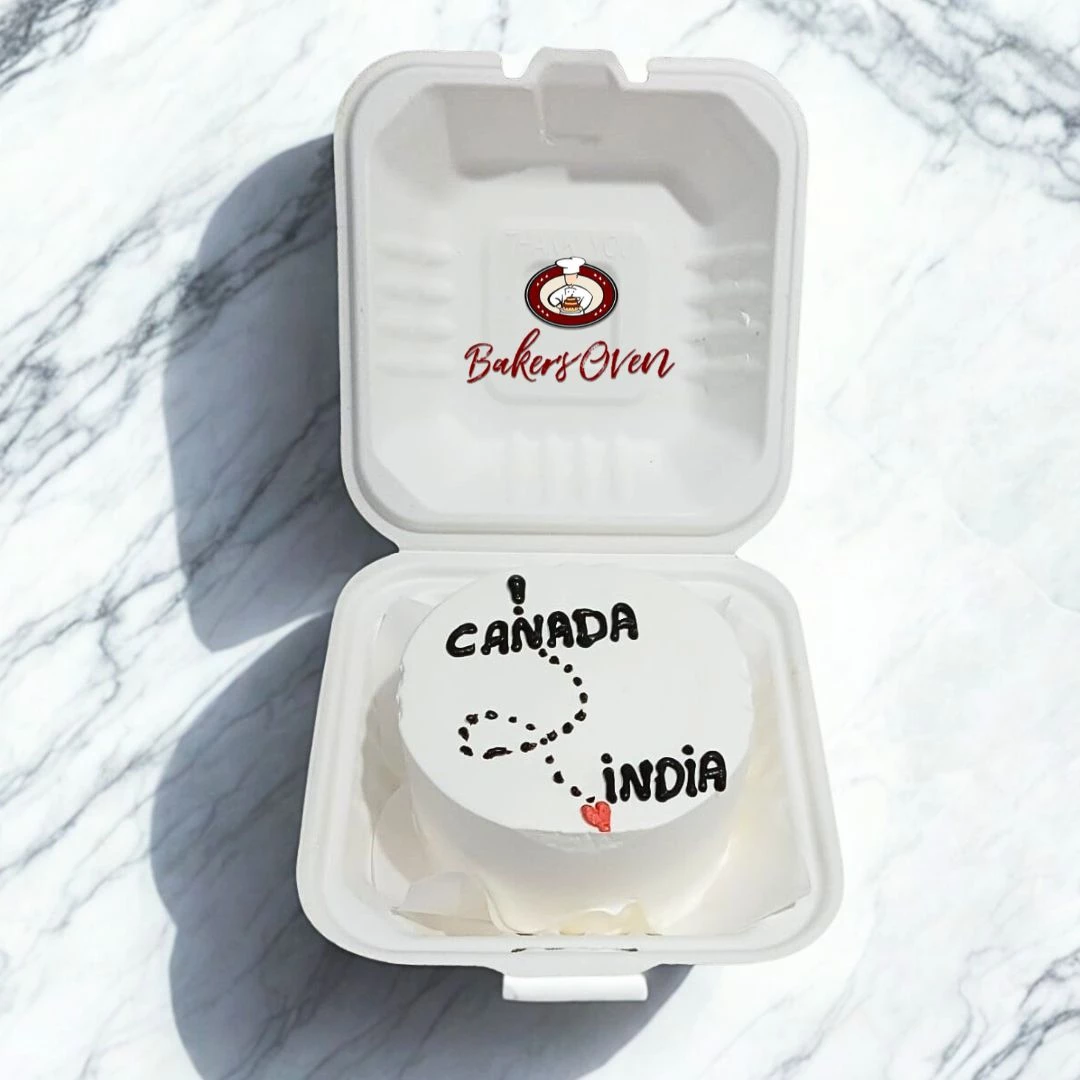 Canada India Bento cake
