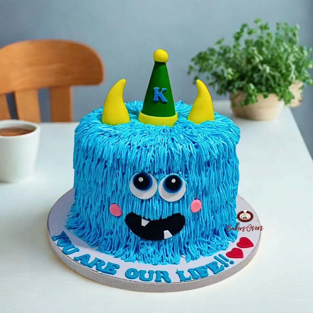 Blue Monster Cake