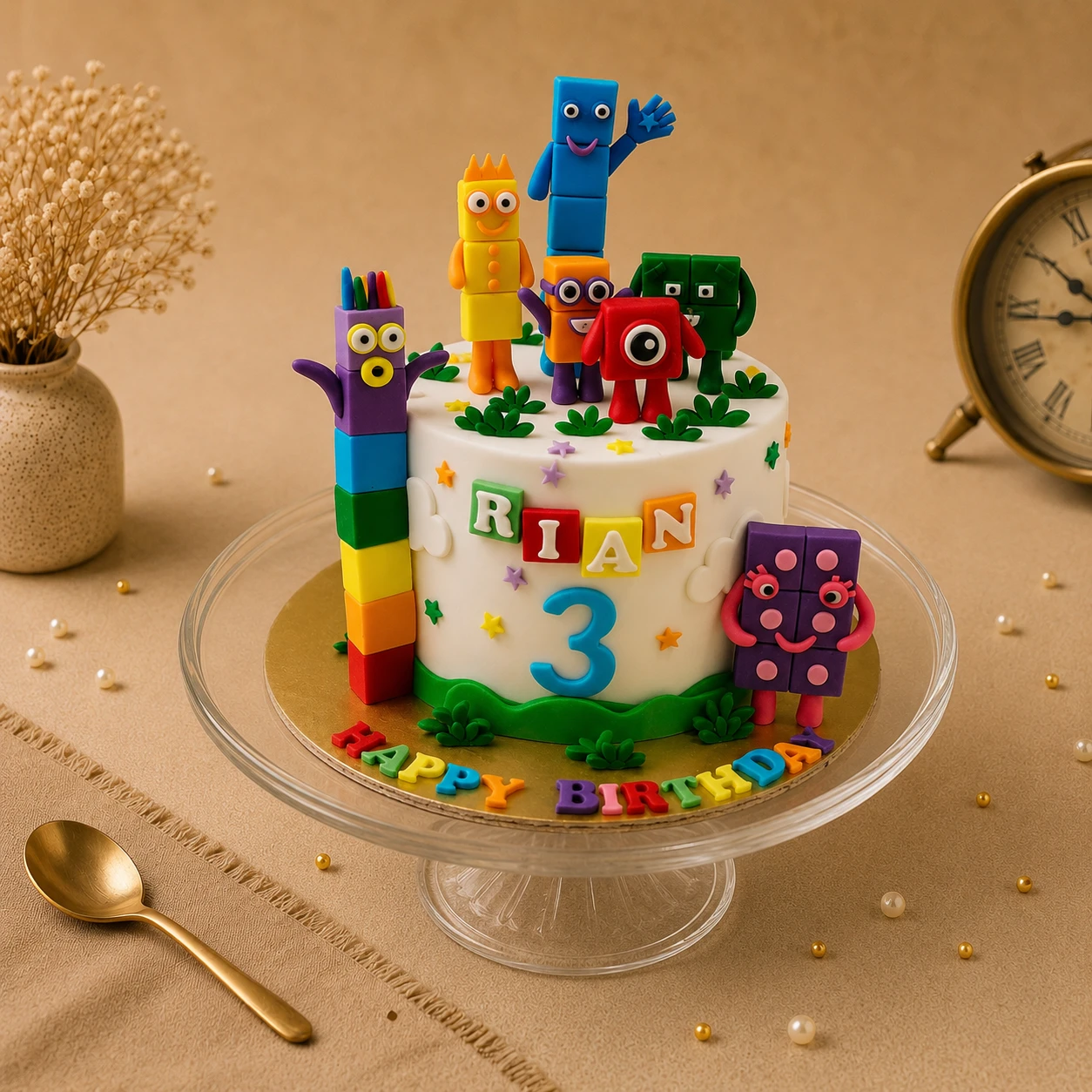 Number Block Cake