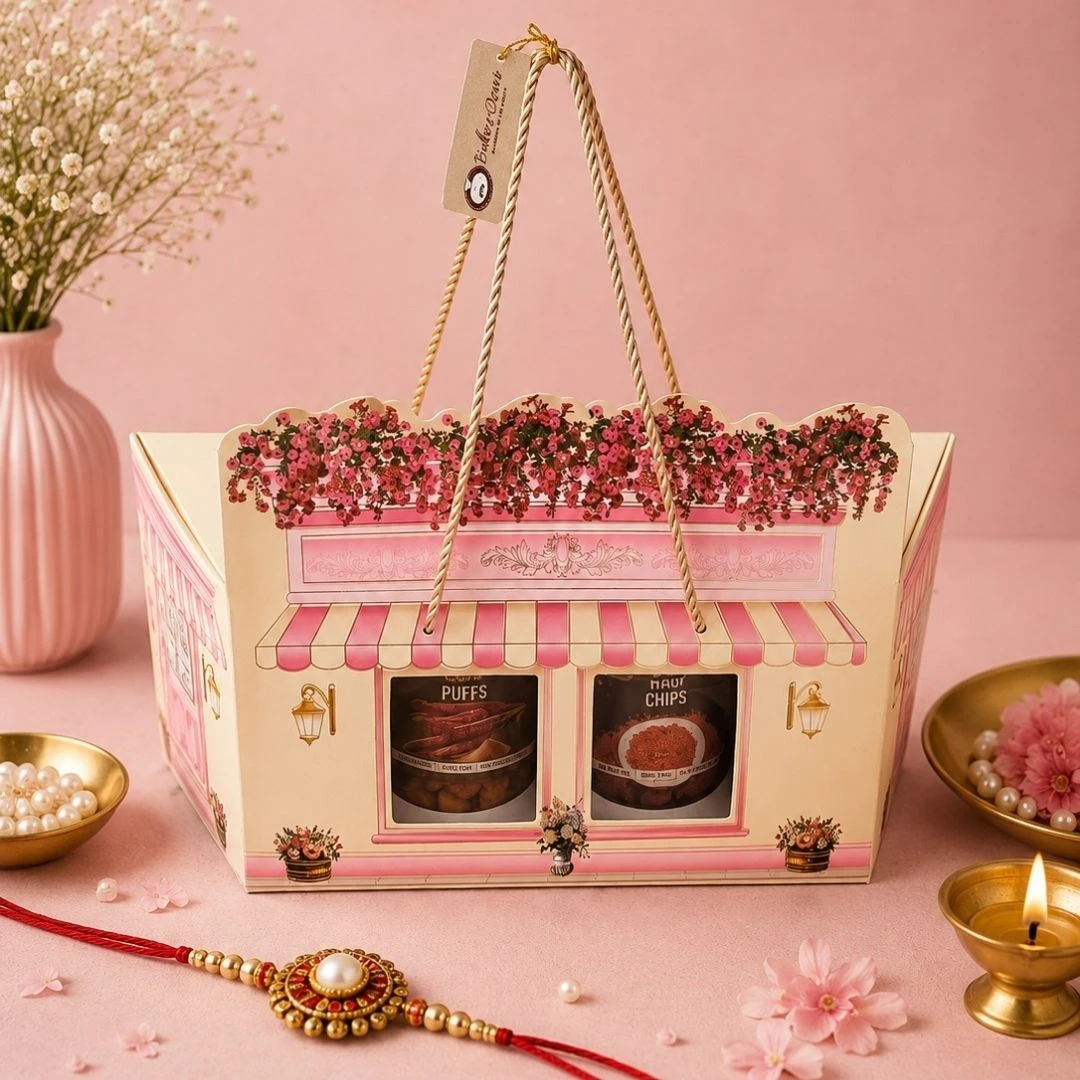 Flower Hamper (For Rakhi)