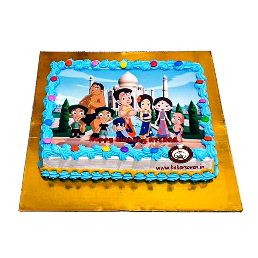 Chota Bheem Birthday Cream Cake