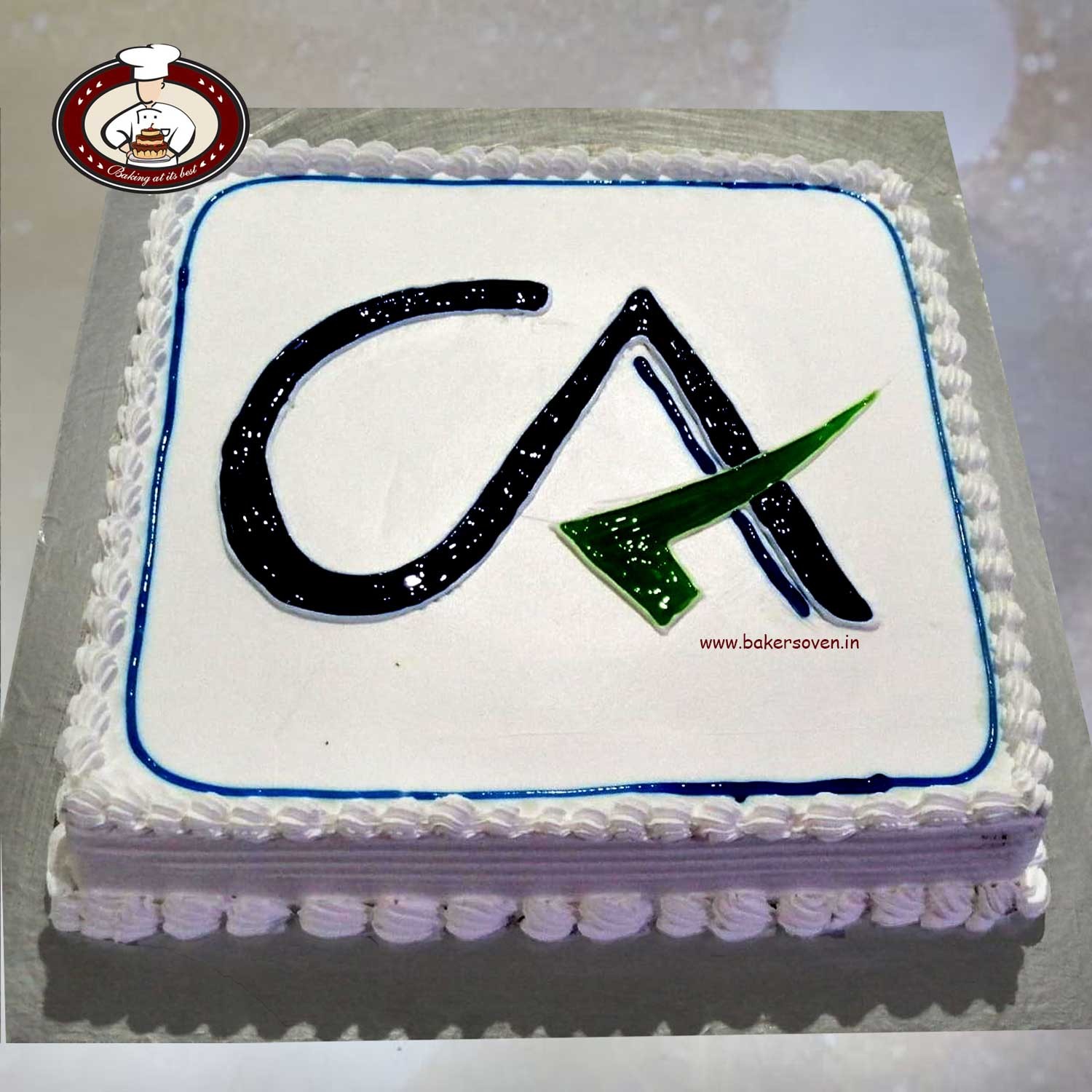 Sonu's cake factory - Cake for CA...!! For husband from loving wife on his  birthday!! Specific design given by her, we made replica of it. 