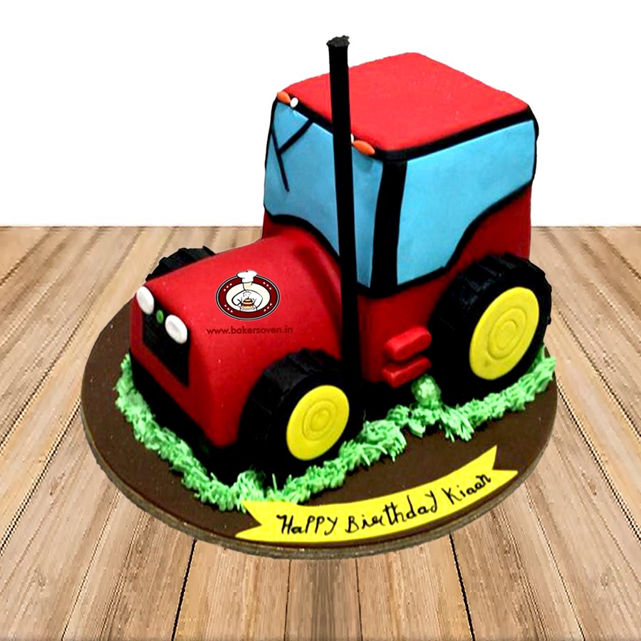 Layne's Tractor cake | Tractor cake, Tractor birthday cakes, Farm birthday  cakes