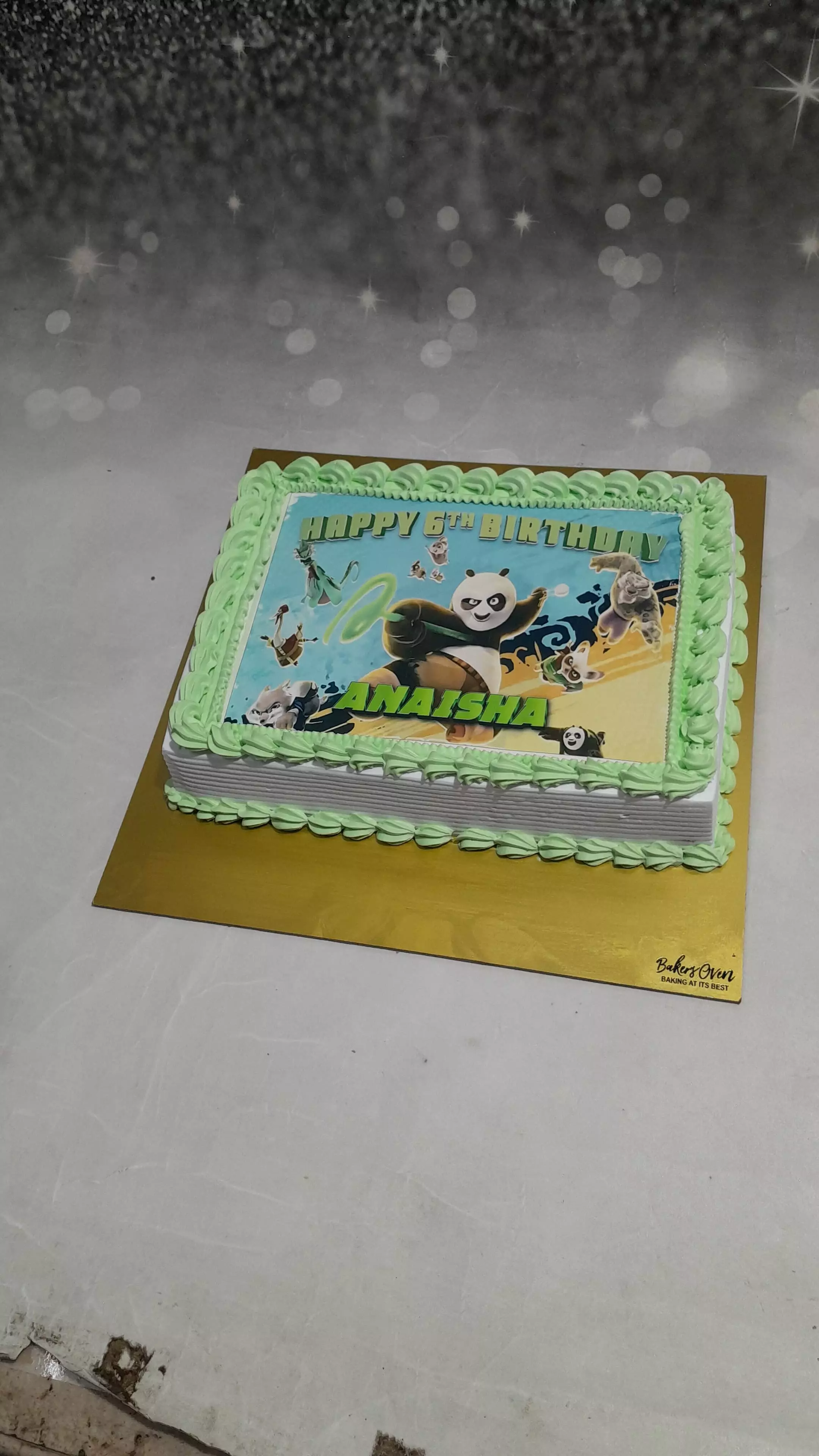 Kung Fu Panda Photo Cake