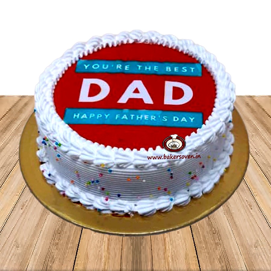 Buy Best Dad Cake Cake Topper, Cake Decoration, Glitter, Gold, Silver,  Birthday Party Decoration, Father's Day, Papa, Daddy Online in India - Etsy
