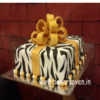 Zebra Design Cake