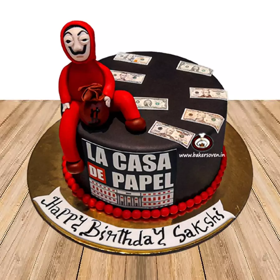 Money Heist Cake