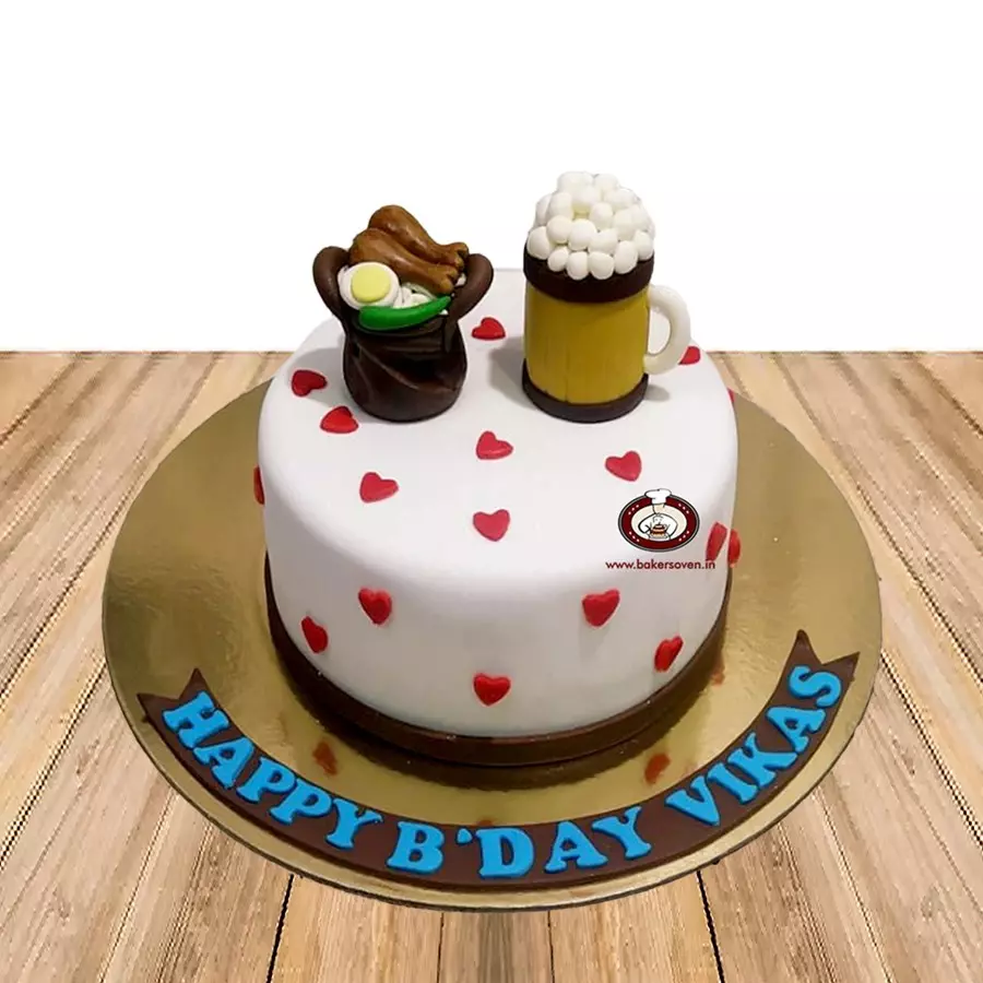 Biryani & Beer Mug Cake