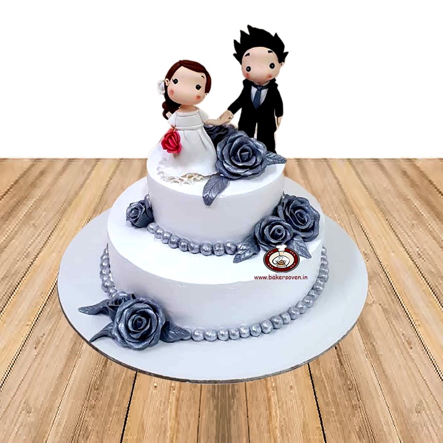 1st Marriage Anniversary Pineapple Photo Cake - 1st Marriage Anniversary  Cake, HD Png Download , Transparent Png Image - PNGitem
