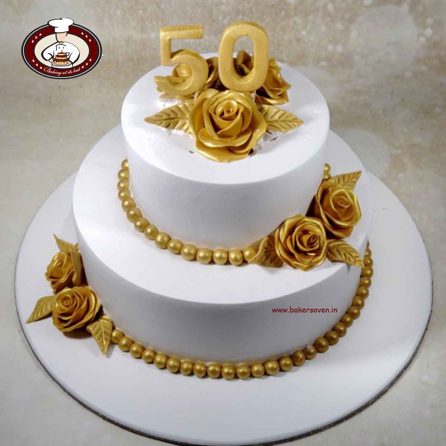 50th-anniversary-cake-in-gurgaon