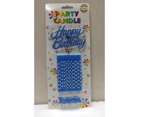 Polka Dots Birthday Candle