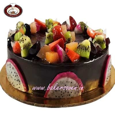 Order Eggless Fruit Medley Cake Online, Price Rs.745 | FlowerAura