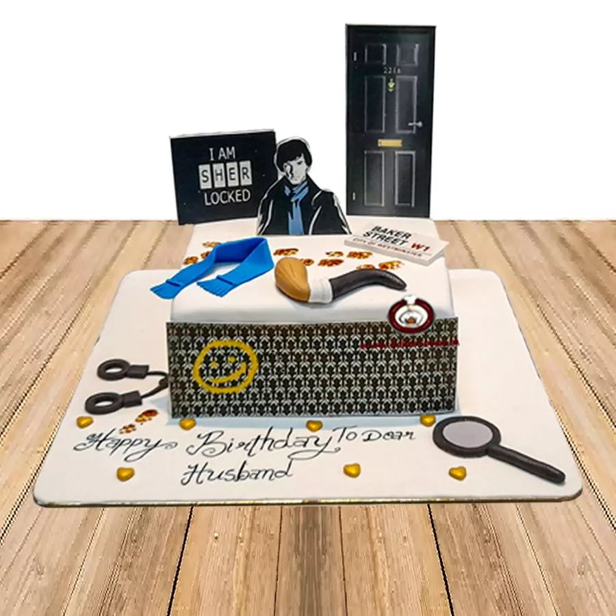 Sherlock Holmes Theme Cake