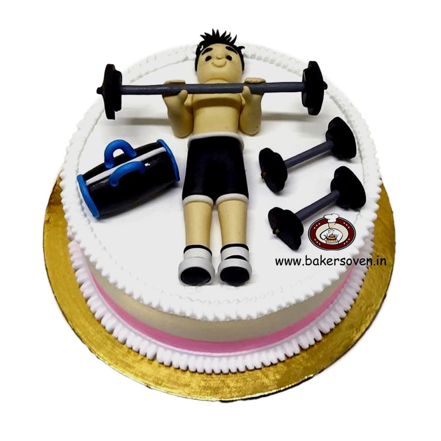Order Fitness Frenzy Cake Online, Price Rs.3600 | FlowerAura