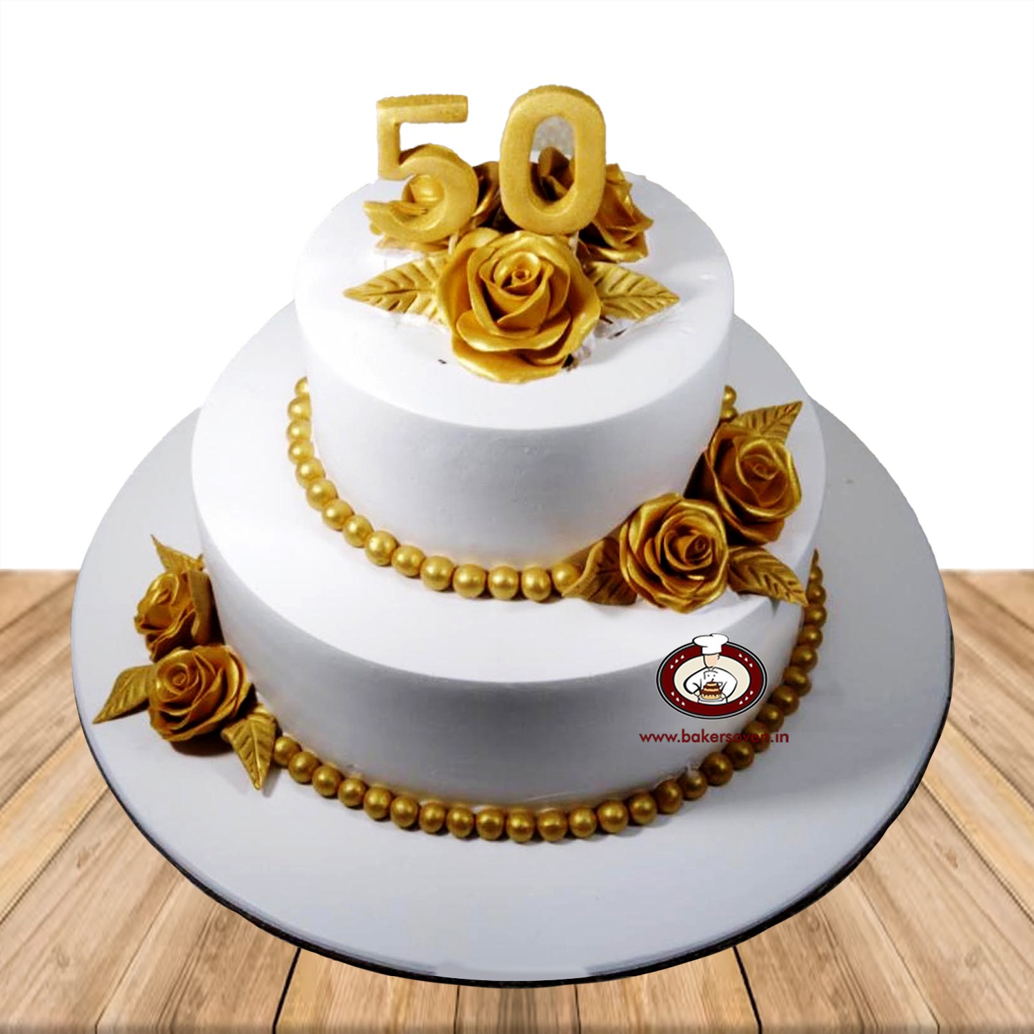 50th Anniversary Cake In Gurgaon