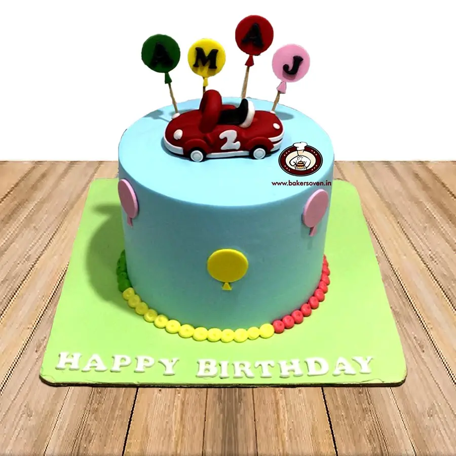 Red Car Cake