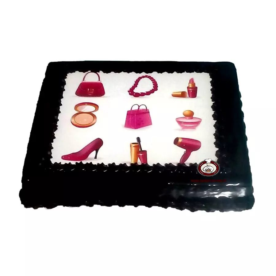 MakeUp Theme Cake 9