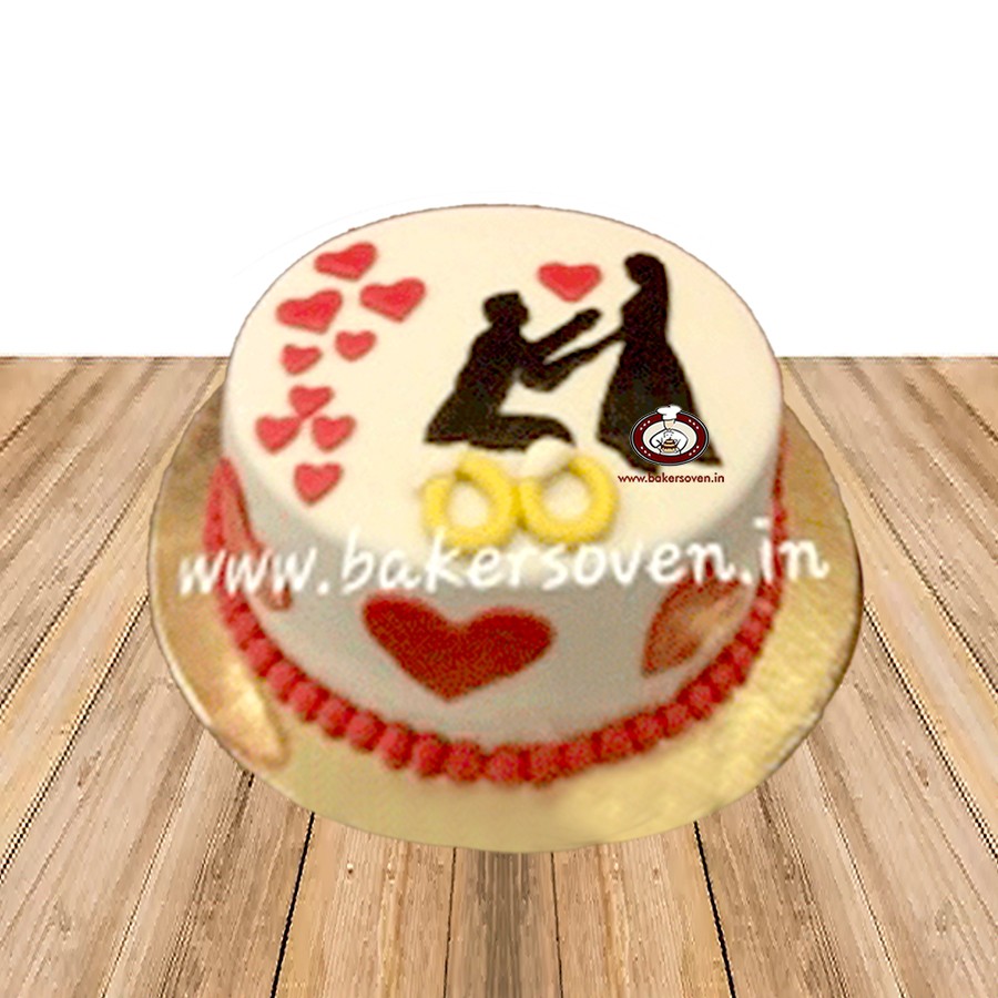 White & Hearts Theme With Edible Couple / Family Print Bento Cake (E09) |  CAKEINSPIRATION SG