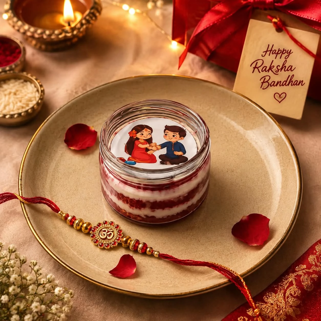 Bro Sis Red Velvet Jar