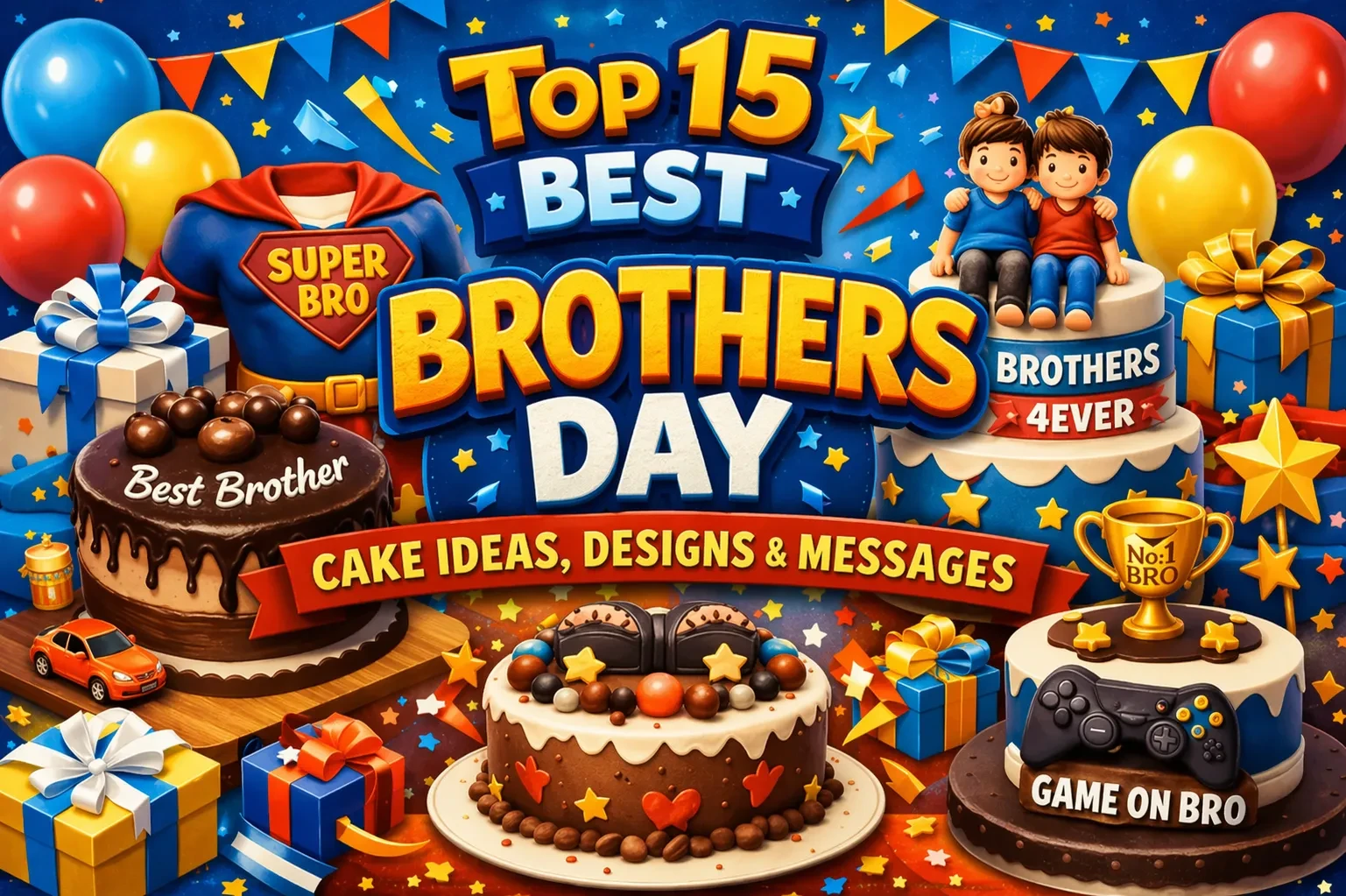 Top 15 Best Brothers Day Cake Ideas Designs & Messages (2026 Guide)