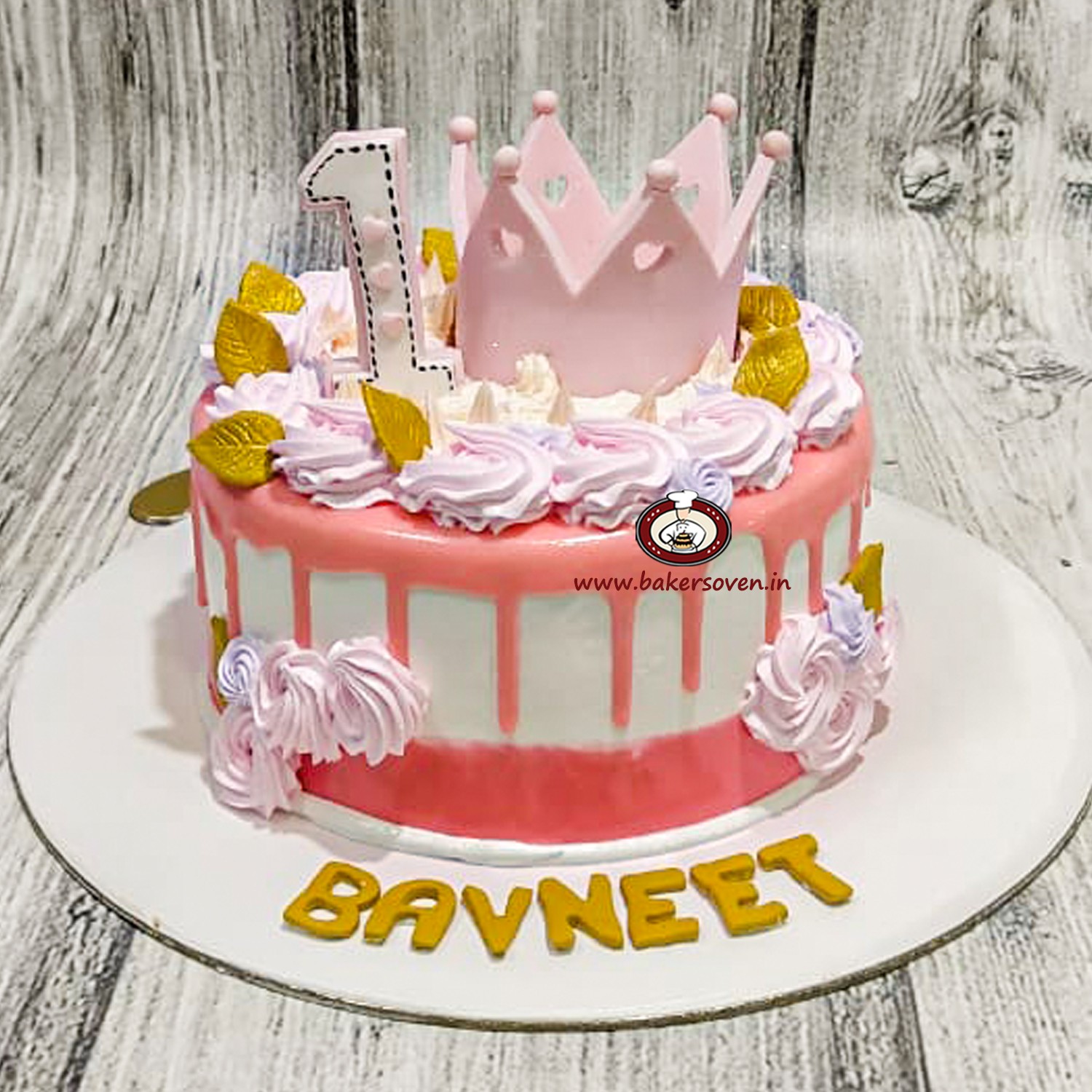 Order Delicious First Year or 1 Year Birthday Cake in Gurgaon Online |  Bakers Oven