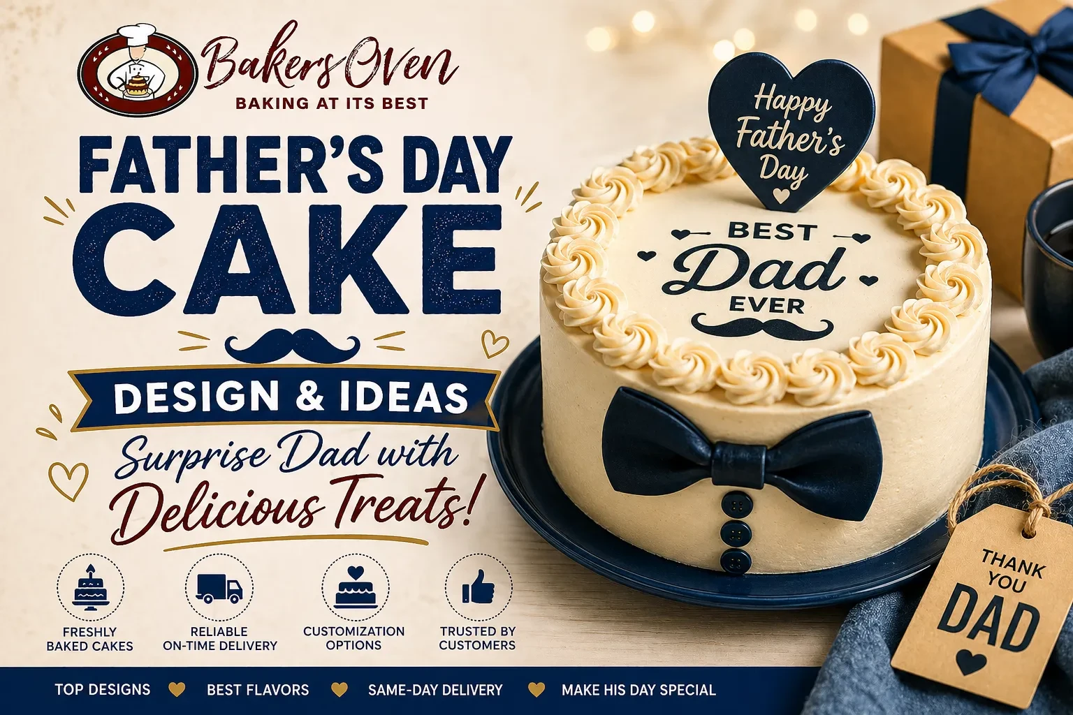 Father's Day Cake Design & Ideas: Surprise Dad with Delicious Treats!