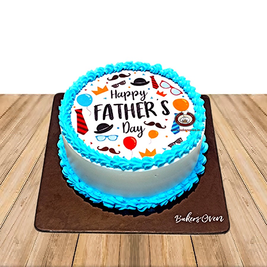 Happy Father's Day Double Chocolate Cake delivered-sgquangbinhtourist.com.vn