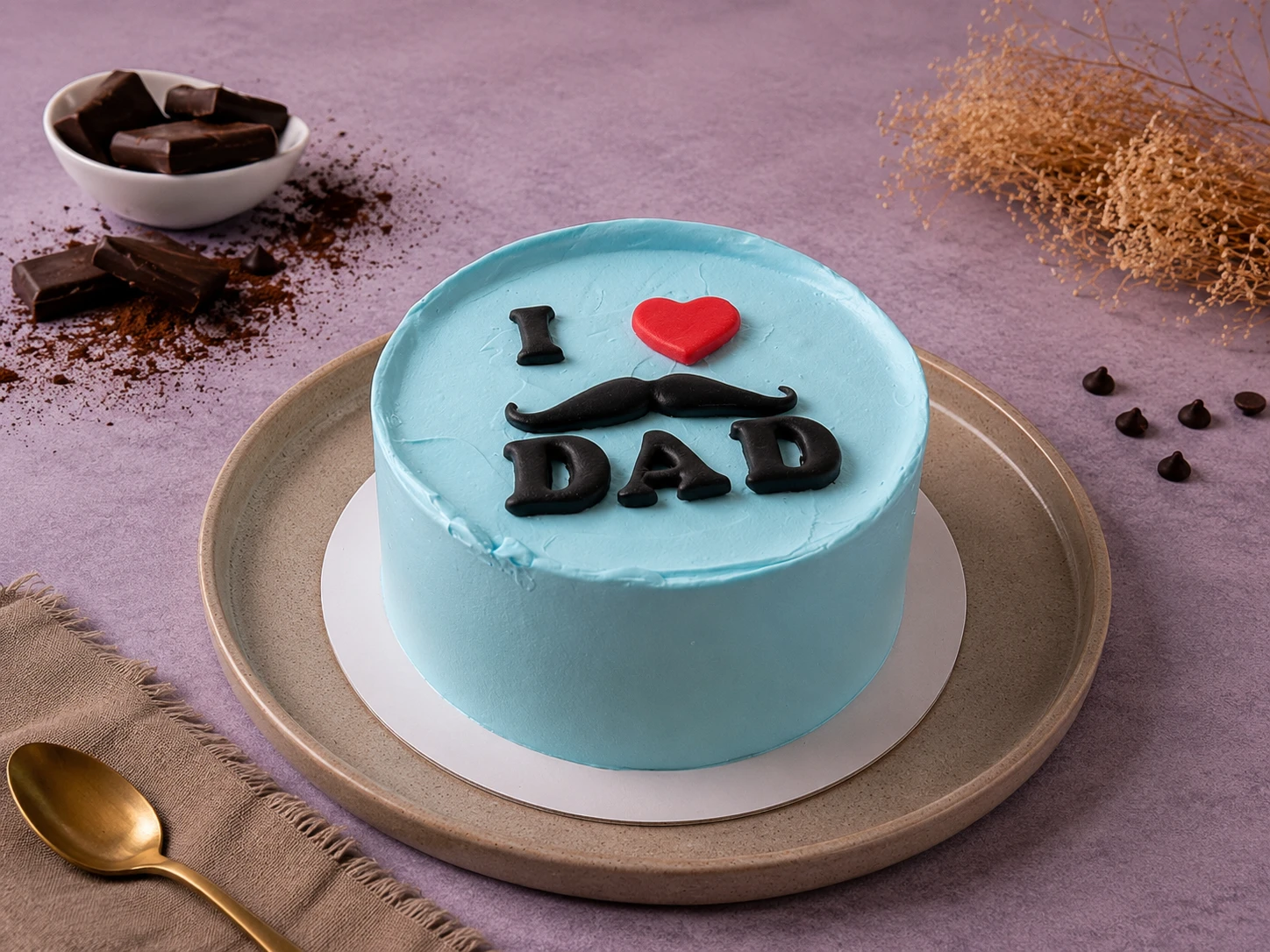 I Love Dad Pineapple Bento Cake