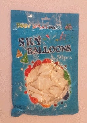 White Ballons( 50 pc)