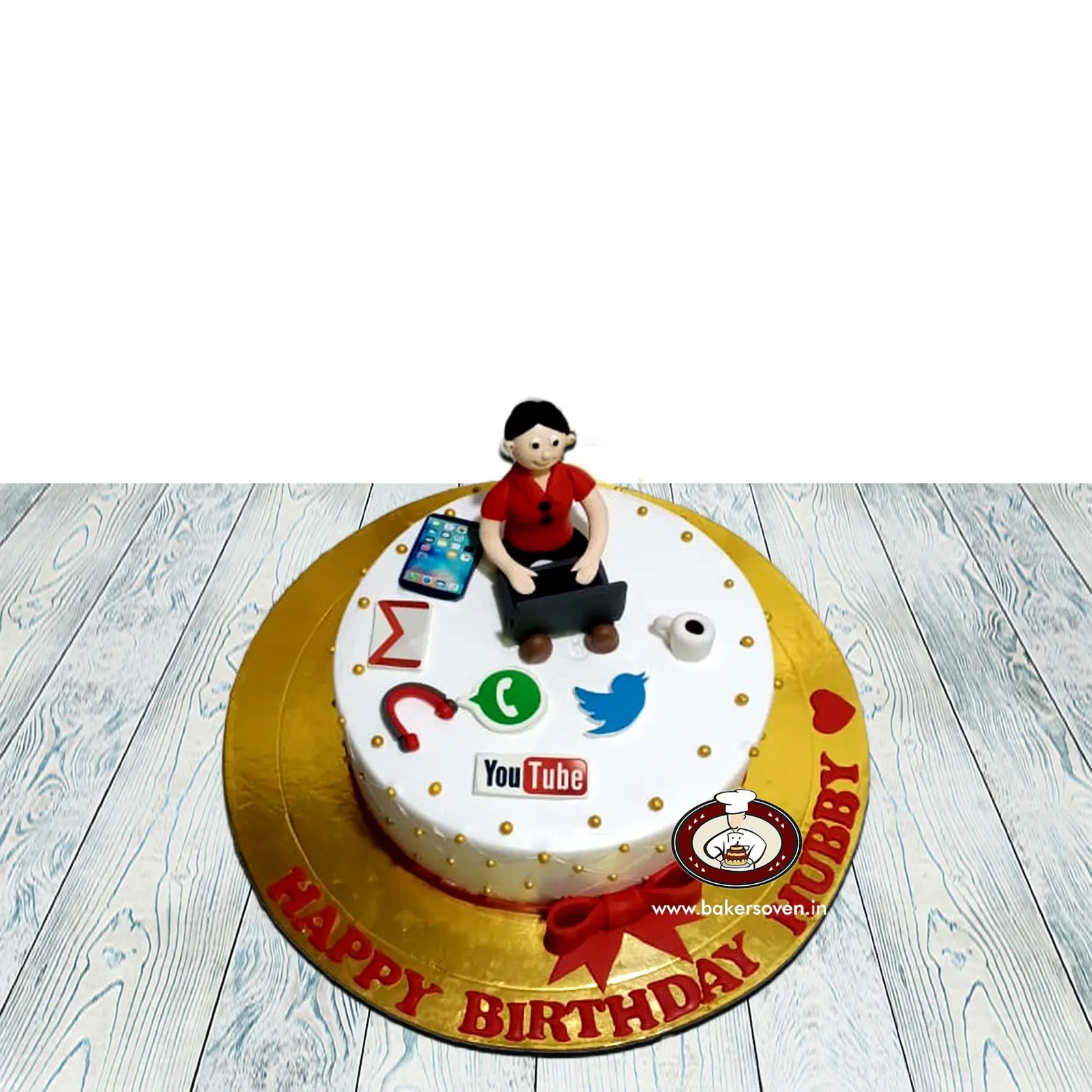 Workaholic Boy Cake