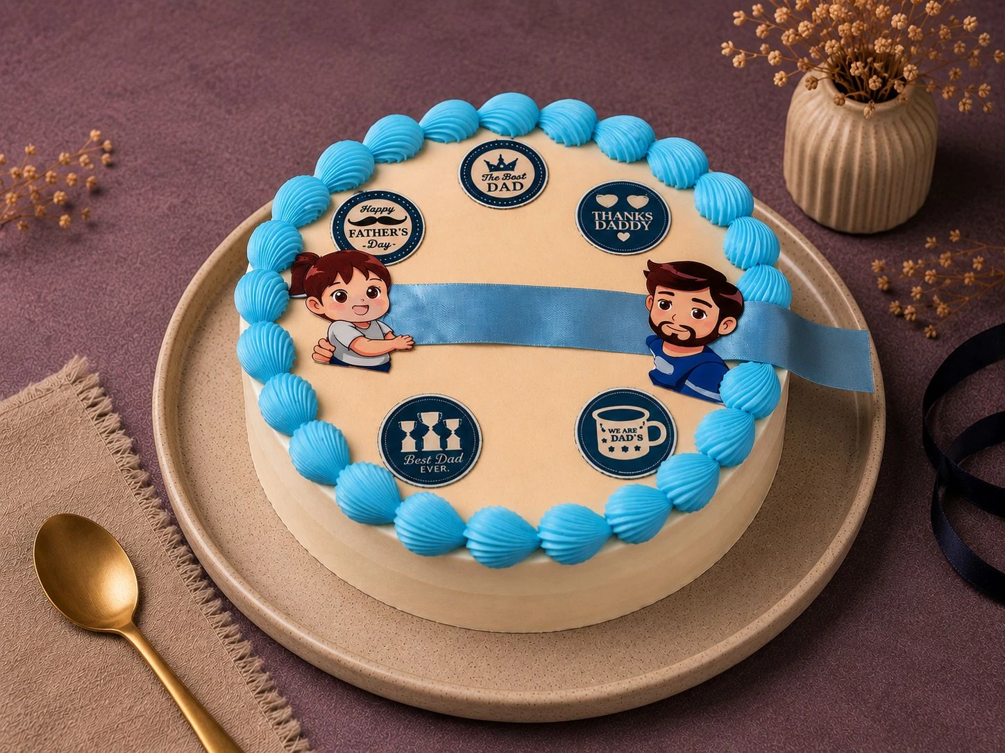 Message Pull Dad Cake