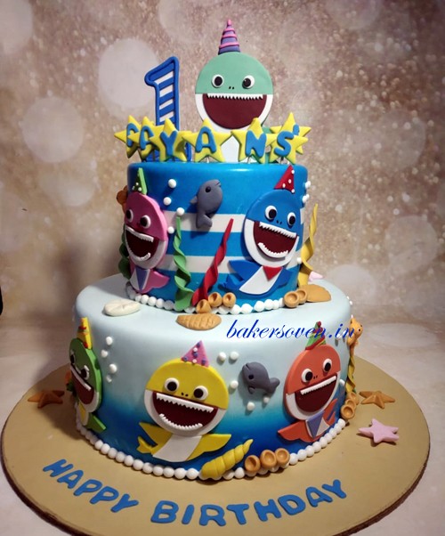 Aqua Theme Cake