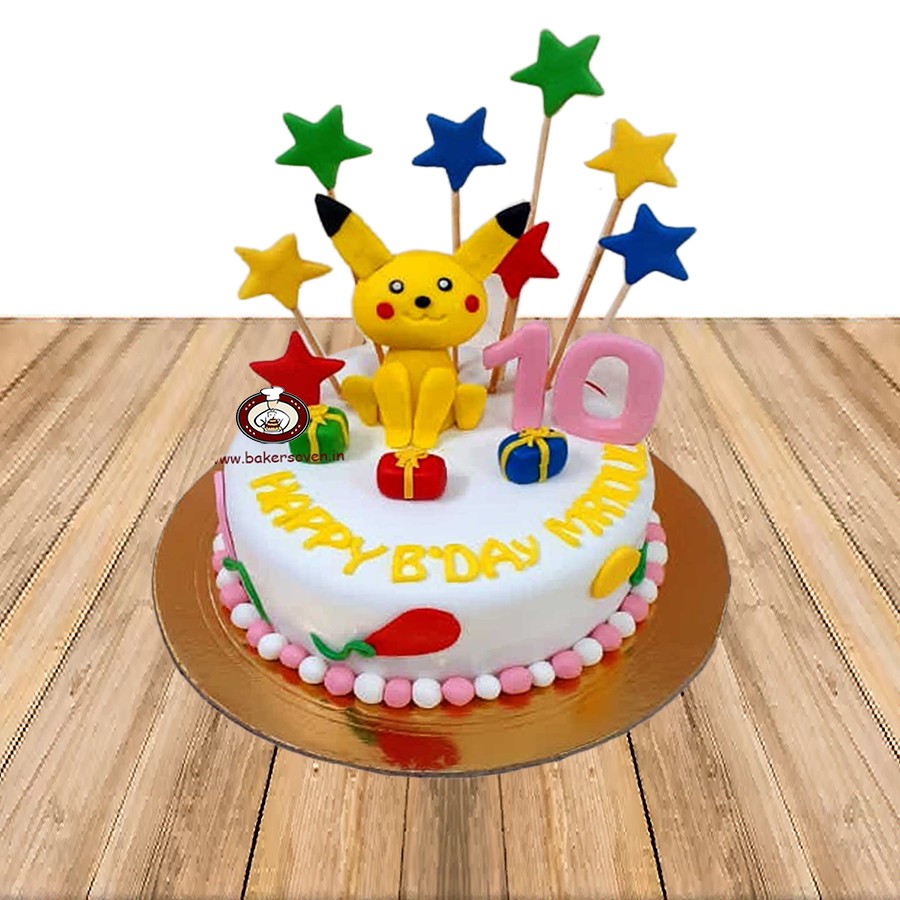 3D Pokemon Pikachu cake - Decorated Cake by Klis Cakery - CakesDecor