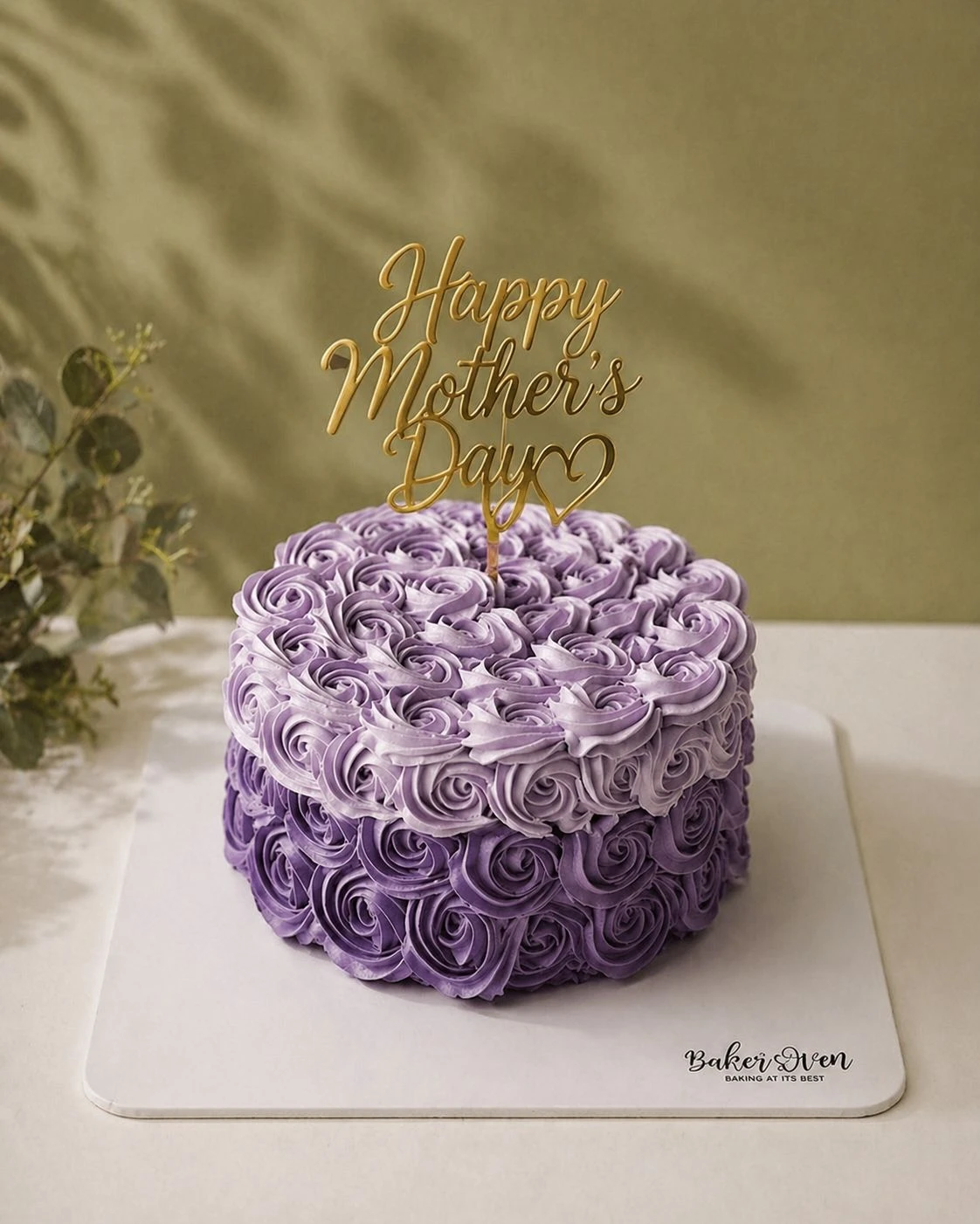 Truffle Mothers Day Rosette Cake